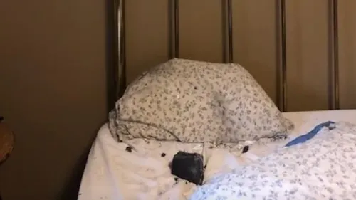 Une météorite s’écrase sur l’oreiller d’une grand-mère (Photo)